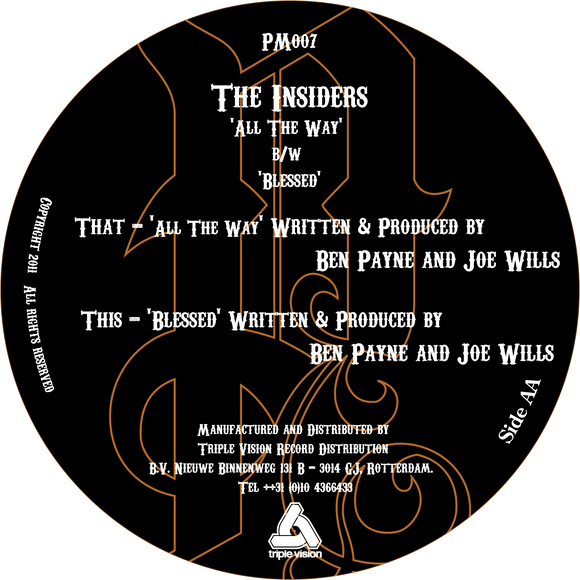 The Insiders - All The Way / Blessed